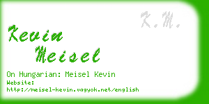 kevin meisel business card